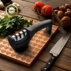 🎃Halloween Sale 50% Off - Hands-Free Safety Knife Sharpener