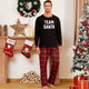 Team Santa Letter Print Christmas Family Matching Pajamas Set