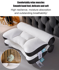 🎉2024 New Year Promotion 30% Off - Sleep Enhancing Cervical Support Comfort Artificial Goose Down Pillow