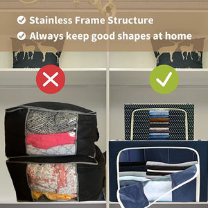 🔥Oxford Cloth Steel Frame Storage Box