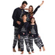 Family Matching Blue Christmas Tree Suits Family Look Pajama Set