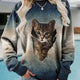 Women's T shirt Flash Cat